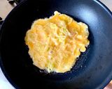 カニかまで！かに玉あんかけご飯☆天津飯風作り方3写真