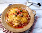 カニかまで！かに玉あんかけご飯☆天津飯風作り方7写真