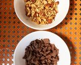 酒粕#捏ねないパン〜チョコとナッツ作り方4写真