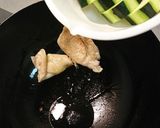 ズッキーニと鶏のマヨ炒め作り方2写真