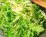 水菜とじゃがいものマヨネーズ炒め作り方4写真