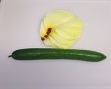 花オクラときゅうりのサラダ作り方4写真