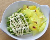 花オクラときゅうりのサラダ作り方5写真