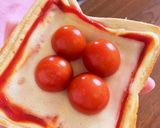 とろりんプチッ至福のミニトマトースト♡作り方1写真