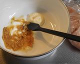 レンチンde鶏肉とアボカドの味噌マヨ和え作り方5写真