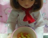 リカちゃん♡サーモンアボカドブルスケッタ作り方2写真