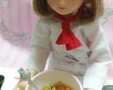 リカちゃん♡サーモンアボカドブルスケッタ作り方5写真