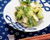 レンチンde鶏肉とアボカドの味噌マヨ和え作り方10写真