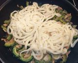 ゴーヤとツナのまぜ焼きうどん作り方6写真