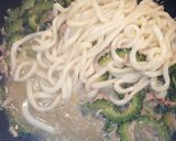 ゴーヤとツナのまぜ焼きうどん作り方7写真