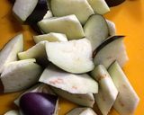 ナスひき肉のバーモントカレーパウダー炒め作り方1写真
