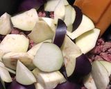 ナスひき肉のバーモントカレーパウダー炒め作り方3写真