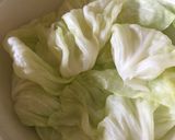 ♪豚肉ネギカレー風味の美味ロールキャベツ作り方2写真