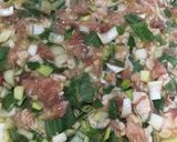 ♪豚肉ネギカレー風味の美味ロールキャベツ作り方5写真