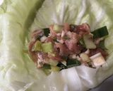 ♪豚肉ネギカレー風味の美味ロールキャベツ作り方6写真
