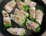 ピーマンとチーズの豚バラ肉巻き作り方6写真