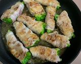 ピーマンとチーズの豚バラ肉巻き作り方8写真