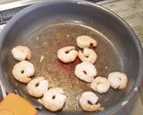 えびのトマトクリームパスタ作り方4写真