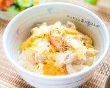 おだしたっぷり⁂ふんわり卵の親子丼作り方4写真