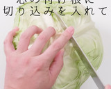 1枚でも簡単！キャベツ千切りの裏技作り方3写真