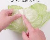 1枚でも簡単！キャベツ千切りの裏技作り方5写真