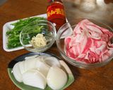 ピリから肉野菜炒め♪キムチ風味(^^)作り方1写真