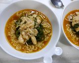 簡単！辛ラーメン☆鶏昆布餡かけ作り方4写真