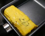 簡単！筋量アップ☆大豆塩昆布の出汁巻き卵作り方4写真
