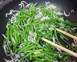 ささげ(いんげん)の白だし炒め♪作り方3写真