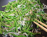 ささげ(いんげん)の白だし炒め♪作り方4写真