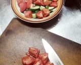 キュウリとトマトの中華合え作り方3写真