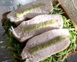 大葉と山葵でさっぱりチキンサンド作り方3写真