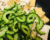 鶏肉の中華味噌風味ゴーヤーチャンプルー作り方3写真