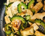 鶏肉の中華味噌風味ゴーヤーチャンプルー作り方4写真