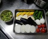 夏の野菜天ぷら盛合せ作り方1写真
