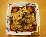 ネギまみれ油淋鶏ユーリンチー茄子がけ作り方11写真