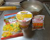 最速の謎肉とMVのカップ麺作り方2写真