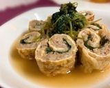 つゆまで美味い!大葉香る♪豚ひき信田巻き作り方6写真