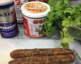 中華腸詰と香菜の炊き込みご飯作り方1写真