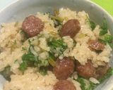 中華腸詰と香菜の炊き込みご飯作り方11写真
