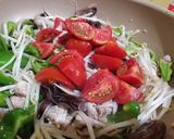 きくらげと豚肉・夏野菜のごまだれ炒め作り方5写真