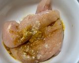 カレーとり天（ササミのカレー風味天ぷら）作り方2写真