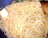 オクラとみょうがと豚バラ肉の和風パスタ♪作り方6写真