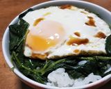 モロヘイヤの卵かけごはん✿作り方6写真