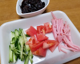 きくらげ佃煮のせ冷やし中華作り方1写真