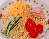 レンジで簡単！焼きそば蒸し麺で、冷し中華作り方8写真