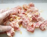 しっかり味の鶏もも肉のから揚げ　下味冷凍作り方3写真