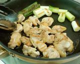 ～簡単焼き鳥～鶏もも×ネギの照り炒め作り方4写真