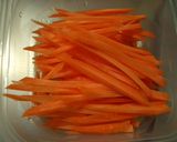 豚薄切り肉で野菜巻き巻き～作り方1写真