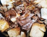 簡単！豚肉で肉豆腐♪作り方3写真
